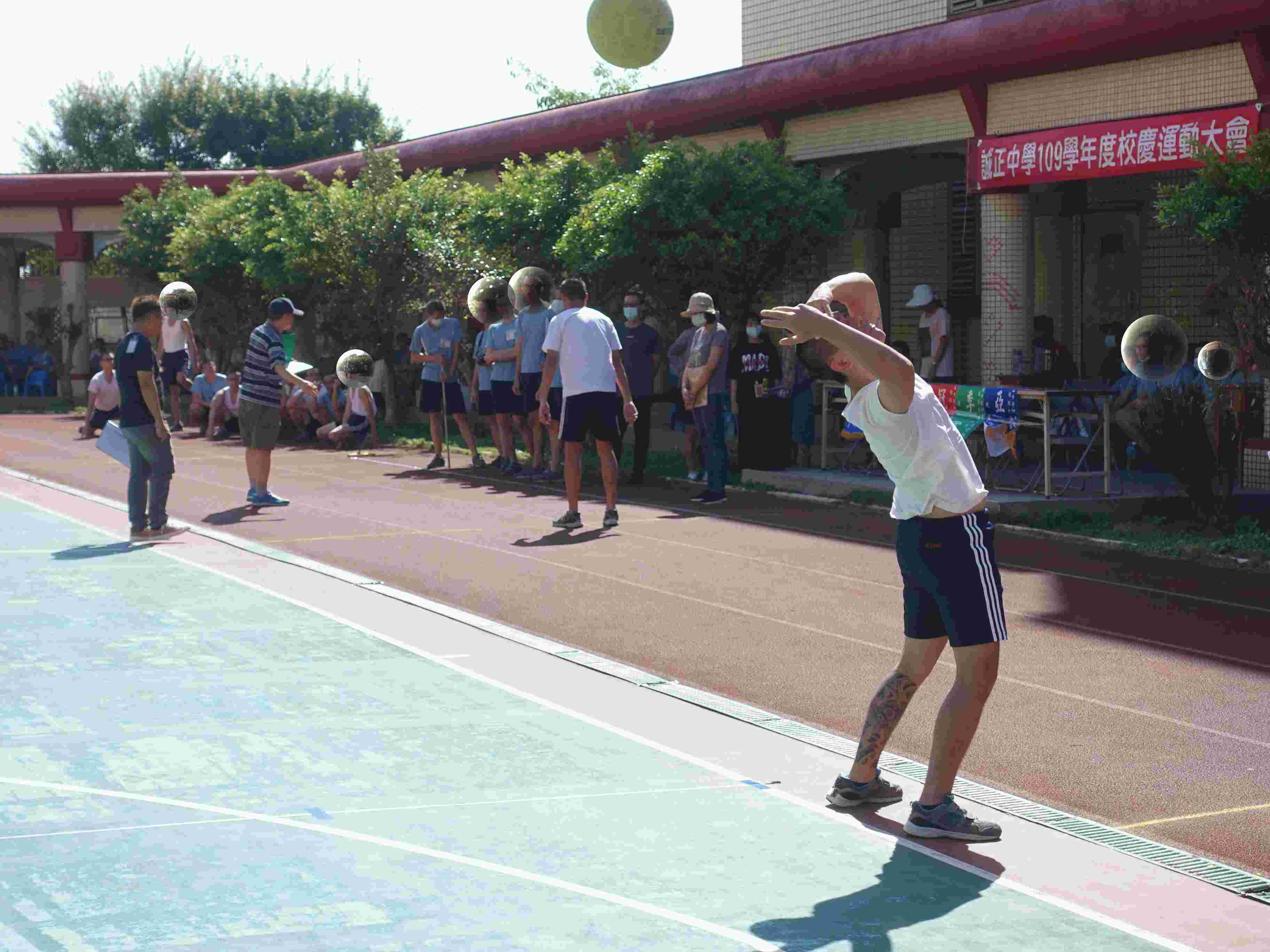 109學年運動會藥球比賽