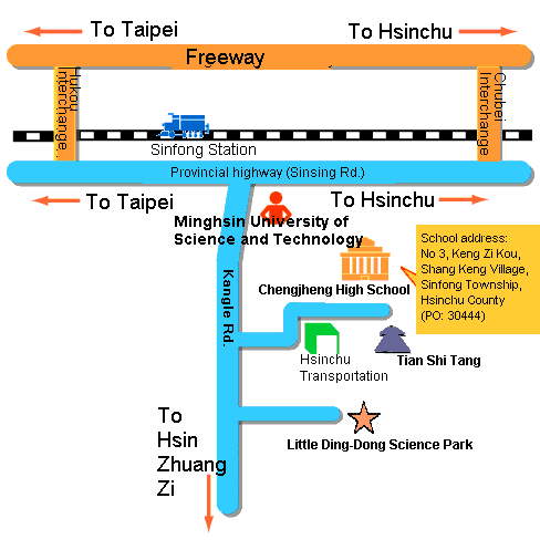 CTG was sit near SinFong station along KanGle Rd turn left